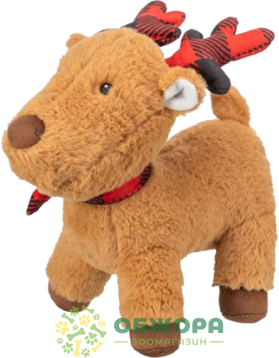 Trixie 92628 новорічний олень для собак, зі звуком
