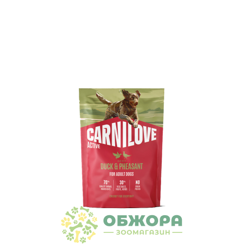 Carnilove GF Duck, Pheasant беззерновой сухой корм для собак, с уткой и фазаном_3