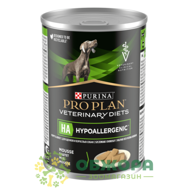 Pro Plan Veterinary Diets HA Hypoallergenic