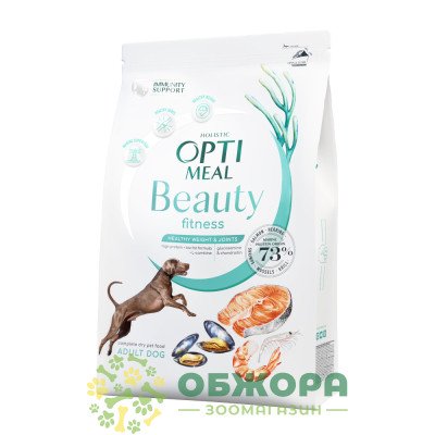 Optimeal Beauty Fitness Healthy Weight, Joints сухий корм для собак, контроль ваги, для суглобів та м'язів