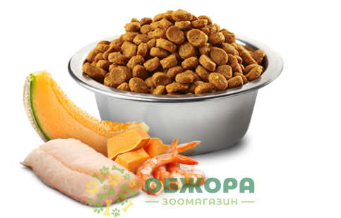 Farmina N&D Ocean GF Kitten Cod, Shrimp беззерновой сухой корм для котят, с треской, креветками, тыквой и дыней_1
