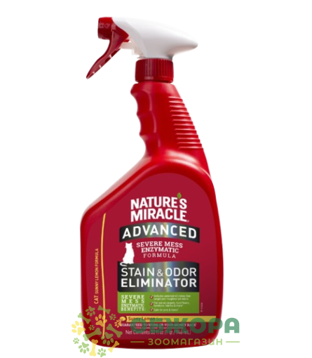 8в1 Natures Miracle Cat S&O Elimin Spray Lemon
