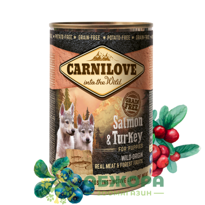 Carnilove Grain Free Puppy Salmon & Turkey_1