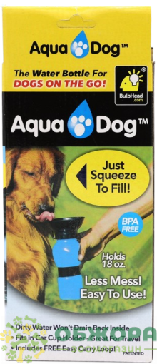 Aqua Dog пляшка-поїлка для собак, дорожня, з ємністю
