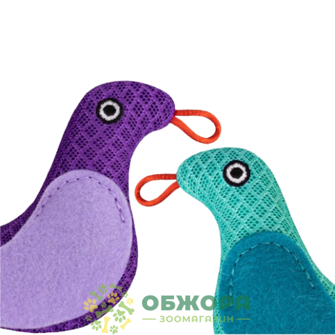 Barksi птичка для котов, с колокольчиком и перьями_3