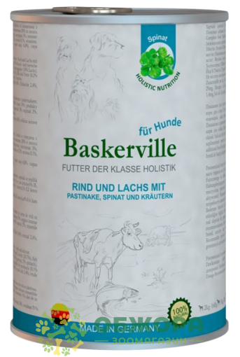 Baskervile Rind und Lanhs mit Pastinake Spinat und Krautern