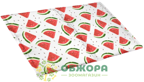 Croci охлаждающий коврик для собак и котов с арбузным принтом