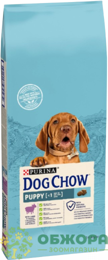Dog Chow Puppy Lamb сухой корм для щенков, с ягненком_1