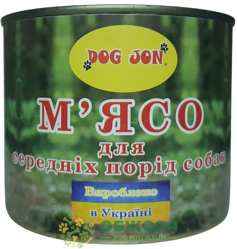 Dog Joy Мясо влажный корм для собак средних пород
