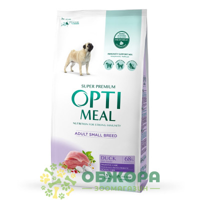 Optimeal Small Duck сухий корм для собак малих порід, з качкою