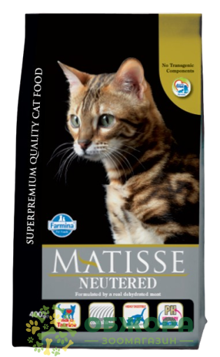 Farmina Matisse Neutered Chicken сухой корм для стерилизованных котов, с курицей