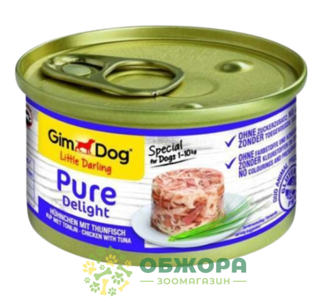 GimDog Pure Delight Chicken with Tuna