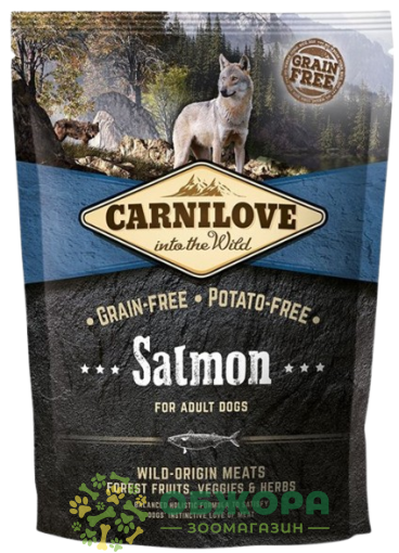 Carnilove GF Salmon беззерновой сухой корм для собак, с лососем