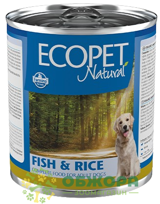 Farmina Ecopet Natural Fish вологий корм для собак, в соусі з рибою та рисом