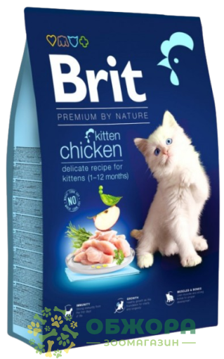Brit Premium Kitten Chicken сухой корм для котят, с курицей_3