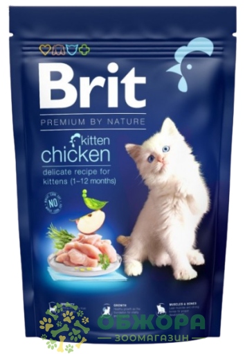 Brit Premium Kitten Chicken сухой корм для котят, с курицей_2