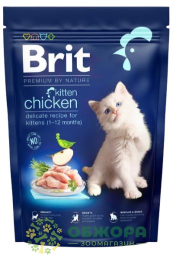 Brit Premium Kitten Chicken сухой корм для котят, с курицей_1