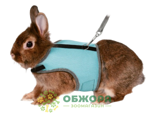 Trixie 61513 Soft шлея з повідцем для кролика_3