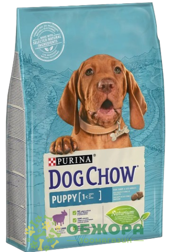 Dog Chow Puppy Lamb сухий корм для цуценят, з ягням