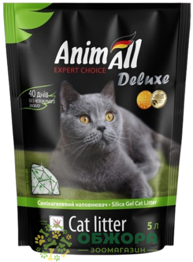 AnimAll Deluxe Зелений Смарагд силікагелевий наповнювач