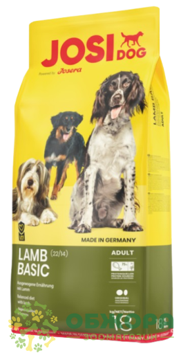 Josera JosiDog Lamb Basic сухой корм для собак, с ягненком_1