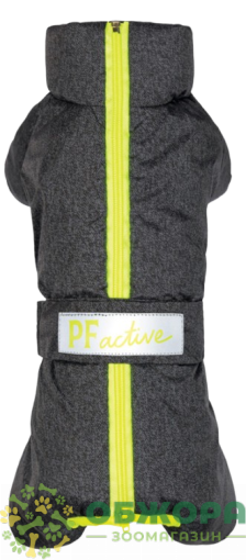 Pet Fashion Cold Active комбинезон для собак породы такса, со светоотражением, серый