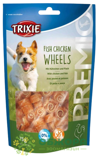 Trixie 31748 Grain Free Premio Fish Chicken Wheels