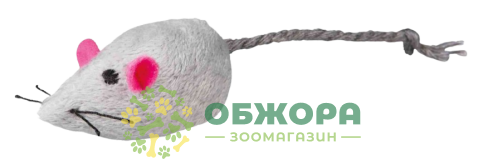 Trixie 4139 мишка для котів, з котячою м'ятою та дзвіночком