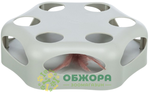 Trixie 46007 ігровий трек для котів, з пір'ям