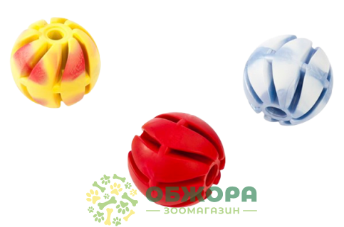Pilka мяч для собак с прорезями и вкусом ванили