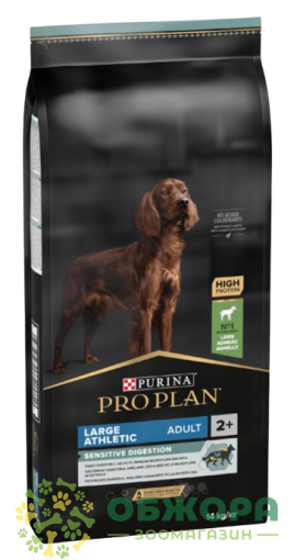 Purina Pro Plan Sensitive Digestion Large Athletic Lamb сухий корм для собак з чутливим травленням, з ягням