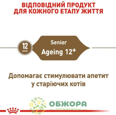 Royal Canin Ageing 12+ влажный корм для котов пожилого возраста 12+, в соусе_3