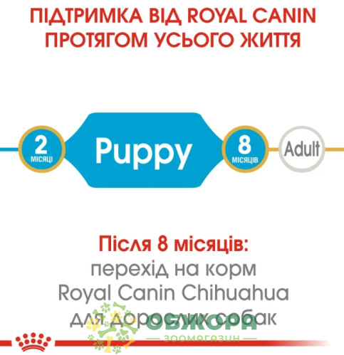 Royal Canin Puppy Chihuahua сухий корм для цуценят породи Чихуахуа_4