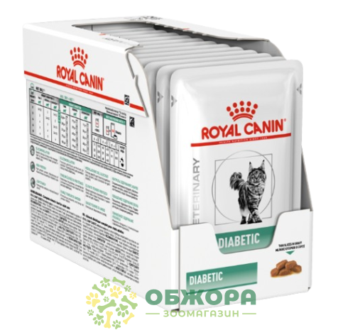 Royal Canin Diabetic влажный корм для котов с сахарным диабетом_1