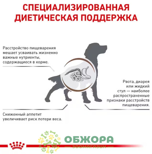 Royal Canin Gastrointestinal сухой корм для собак с расстройством пищеварения_2