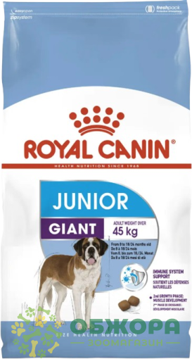 Royal Canin Junior Giant сухий корм для цуценят гігантських порід