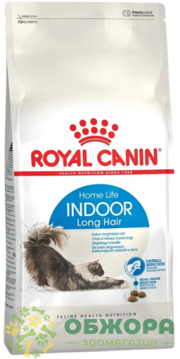 Royal Canin Indoor Long Hair сухой корм для котов, проживающих в помещении
