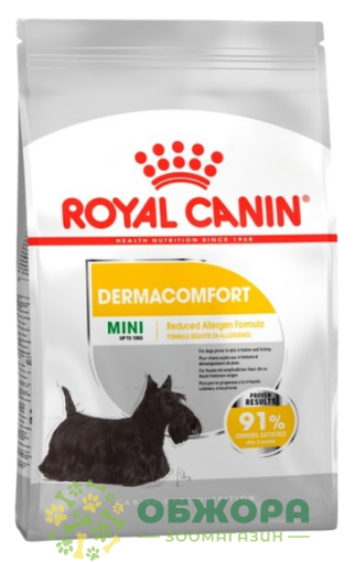 Royal Canin Dermacomfort Mini сухой корм для собак миниатюрных пород, для кожи и шерсти