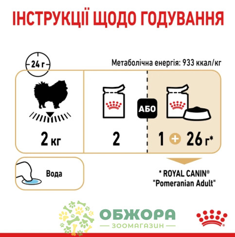 Royal Canin Pomeranian вологий корм для собак породи Померанський шпіц, паштет_5