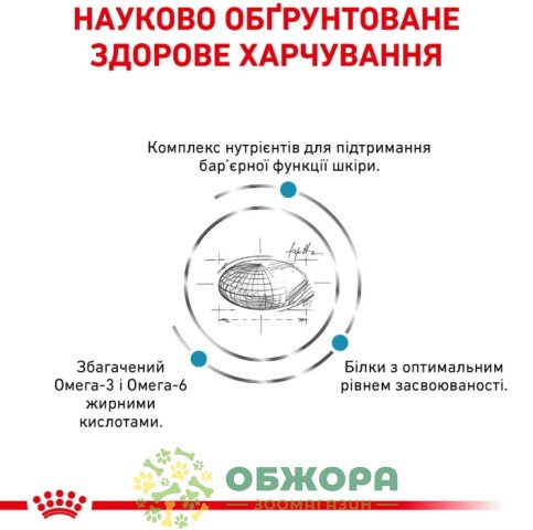 Royal Canin Skin Care сухий корм для собак при дерматозах та випаданні шерсті_1