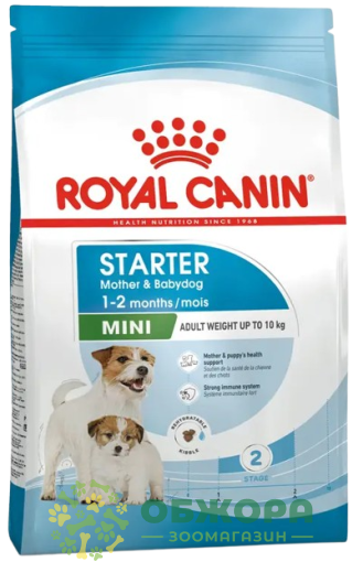 Royal Canin Starter Mother and Babydog Mini сухий корм для вагітних собак та цуценят малих порід від 1 до 2 місяців