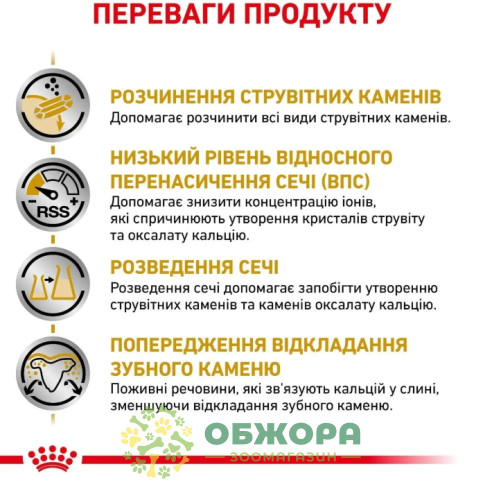 Royal Canin Urinary S/O Small Dog сухой корм для собак с заболеванием нижних мочевых путей_2