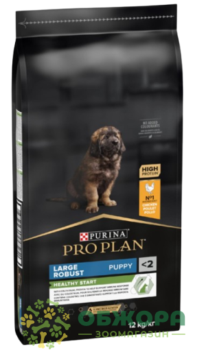 Purina Pro Plan Puppy Healthy Start Large Chicken сухий корм для цуценят великих порід, для імунітету, з куркою