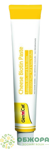 Паста Чиз Биотин (Cheese Biotin Paste), 100 г, GimCat_1