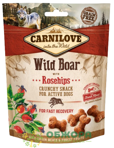 Carnilove Grain Free Active Dogs Wild Boar and Rosehips