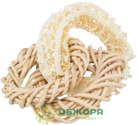 Trixie 61828 кільця з люфи для гризунів_1