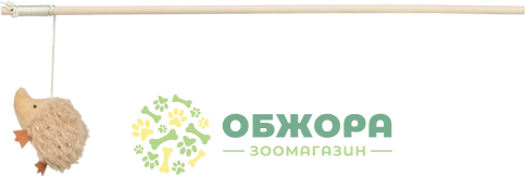 Trixie 924502 вудочка для котів, з їжачком та котячою м'ятою