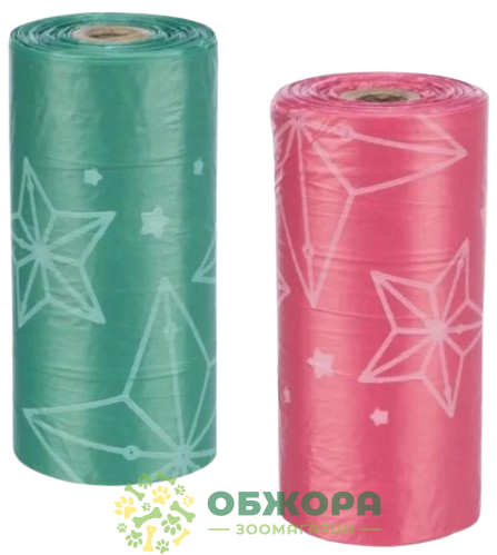 Trixie 92659 пакети для фекалій, різдвяні