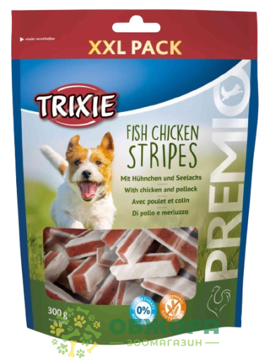 Trixie 31534 Grain Free Premio Chicken and Pollock Stripes_1