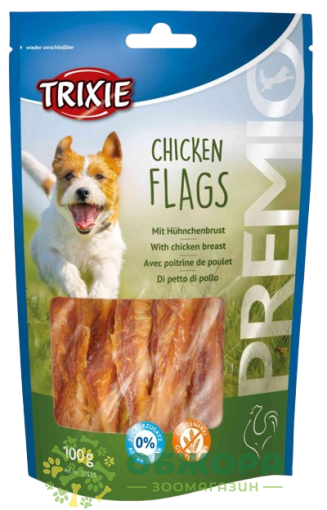 Trixie 31588 Grain Free Premio Chicken Flags